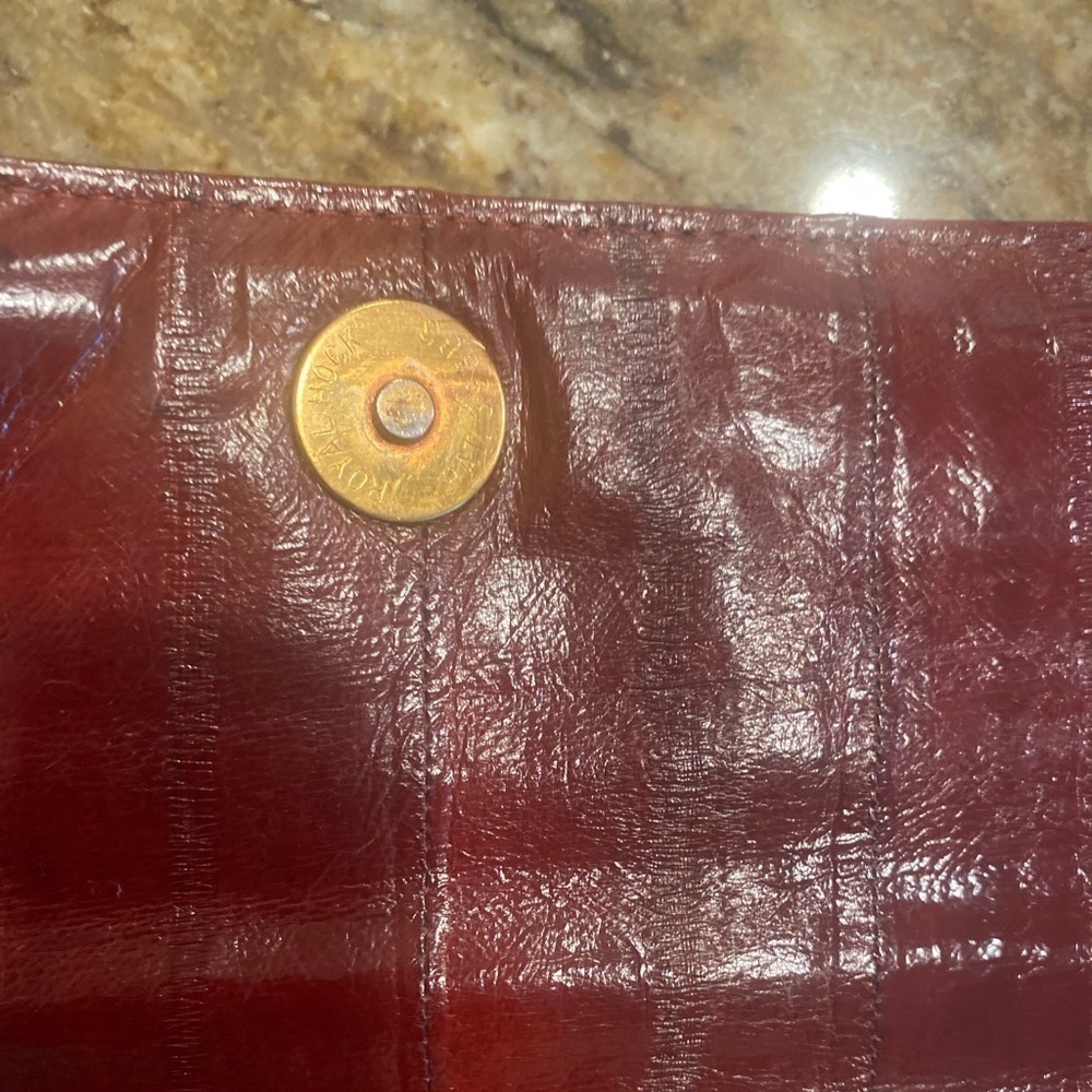 Vintage Eel skin leather clutch bag - Picture 6 of 11